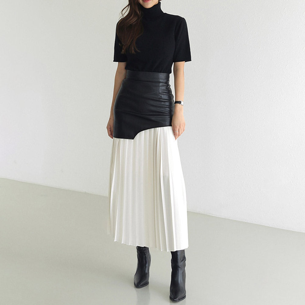 Camille Pleated Maxi Skirt