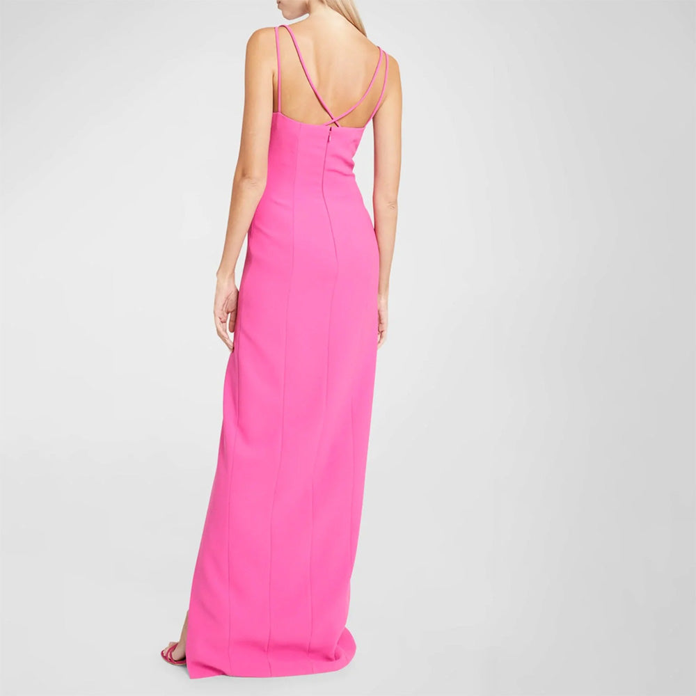 Emerson Pink Cut Out Crystals Side Slit