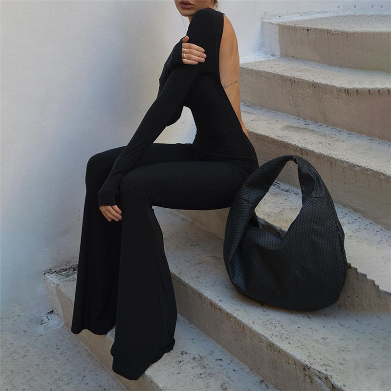 Antonella Black Cut Out Jumpsuit