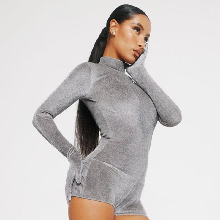 Ariana Hooded Long Sleeve Jumpsuit