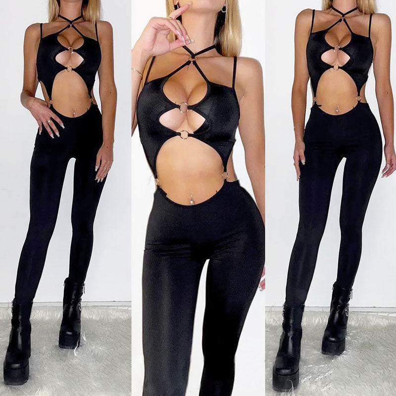 Heaven Backless Cut Out Jumpsuit