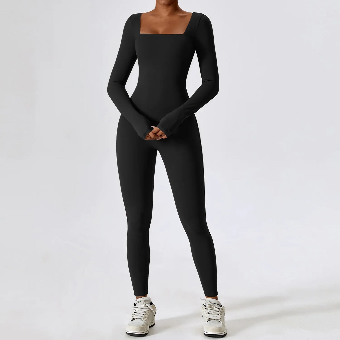 Long Sleeve Gym Jumpsuit