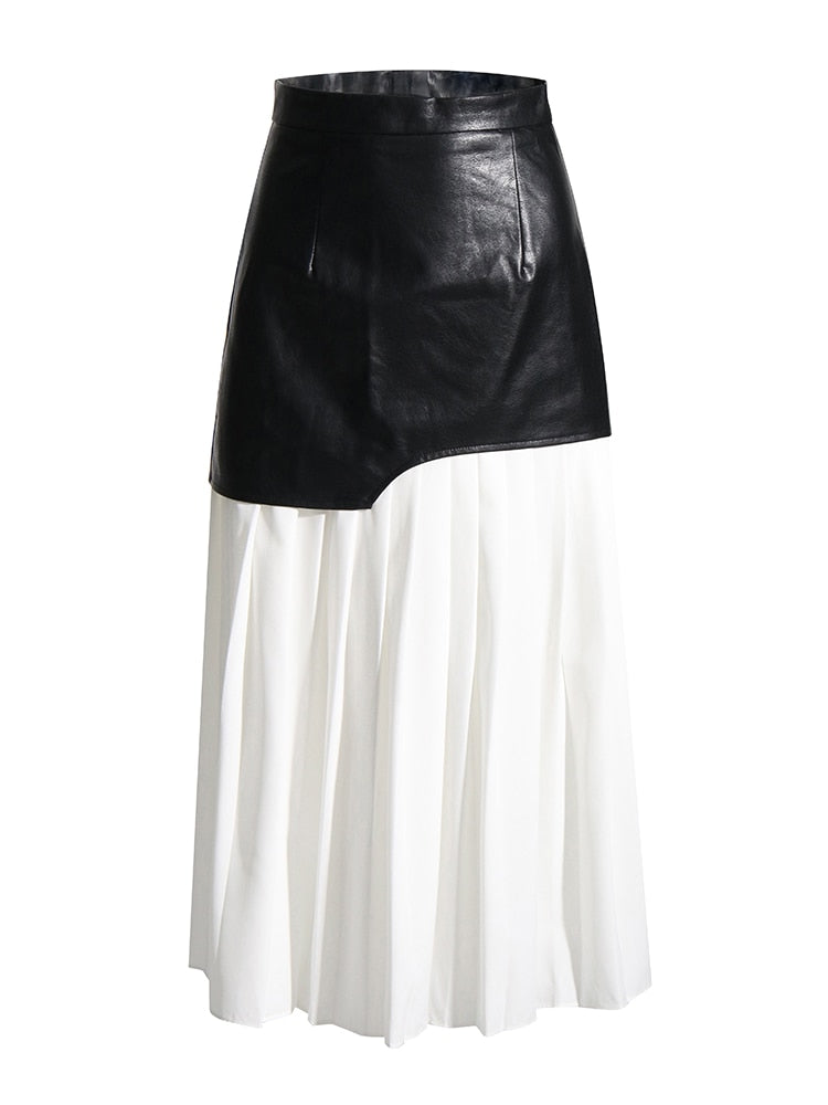 Camille Pleated Maxi Skirt