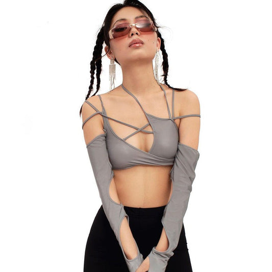 Aila Cup Out Crop Top