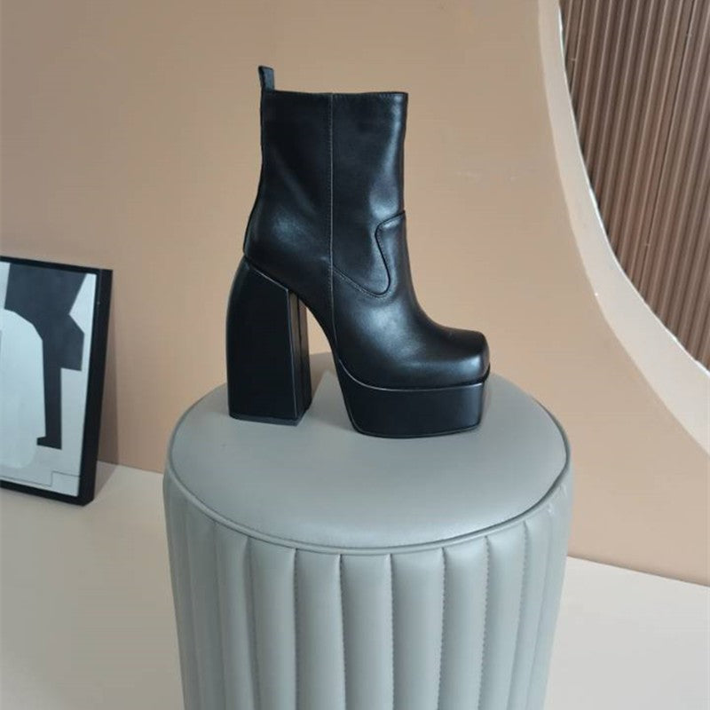 Romina High Heel Boots With Platform