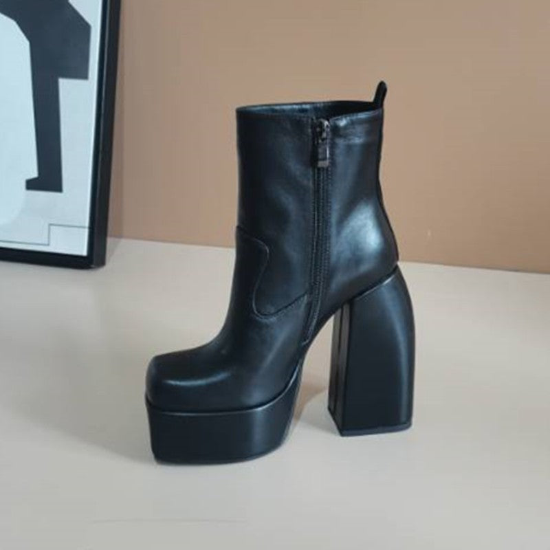 Romina High Heel Boots With Platform